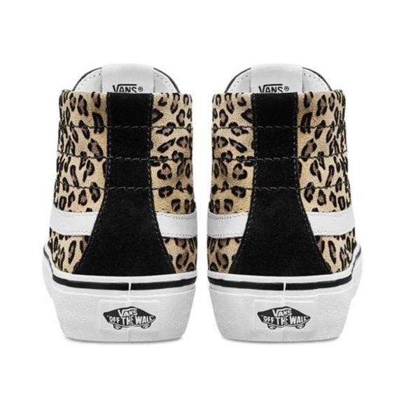 NIB Vans Leopard Print High-Top Sneakers - Picture 5 of 5